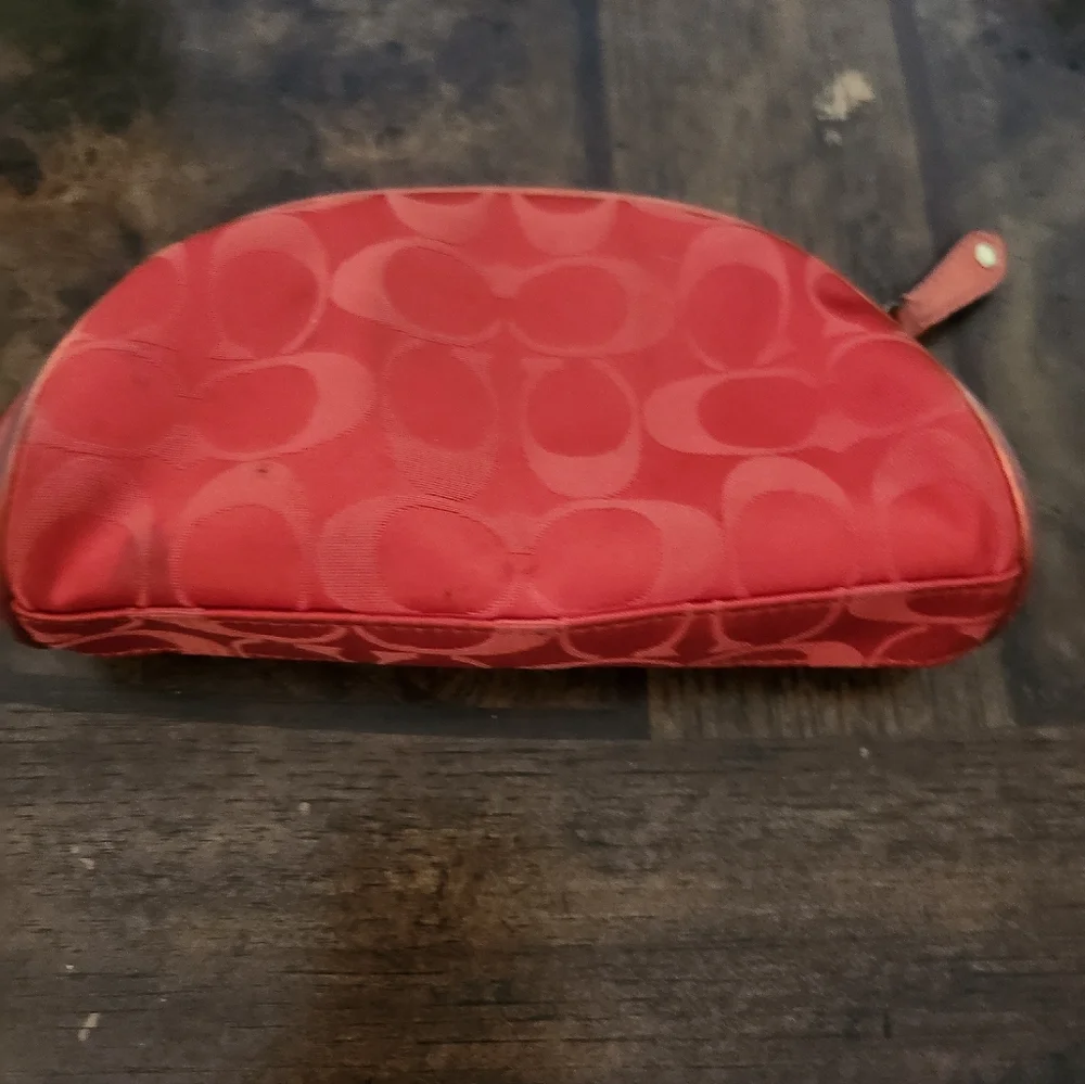 Coach cosmetic bag